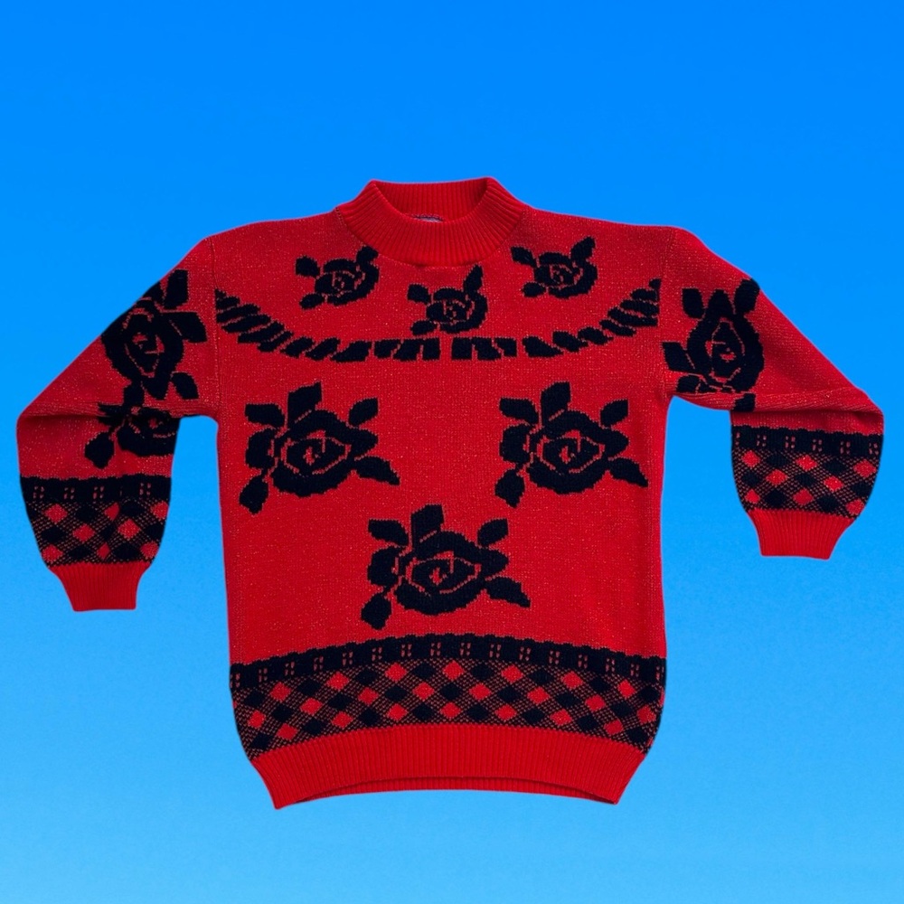 Private Eyes Vintage 80s Sweater